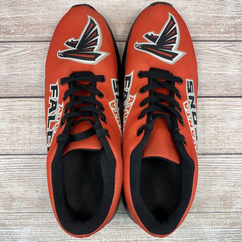 NFL Atlanta Falcons Shoes Red Black Men's Size 11 - Picture 7 of 8